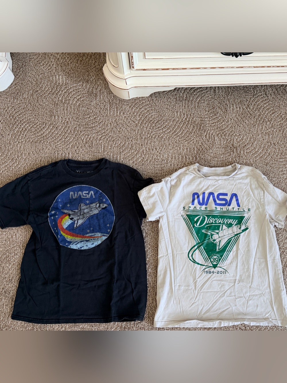 2 Boys NASA tee